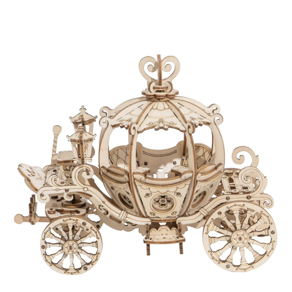 Robotime houten 3D puzzel - Pumpkin Cart