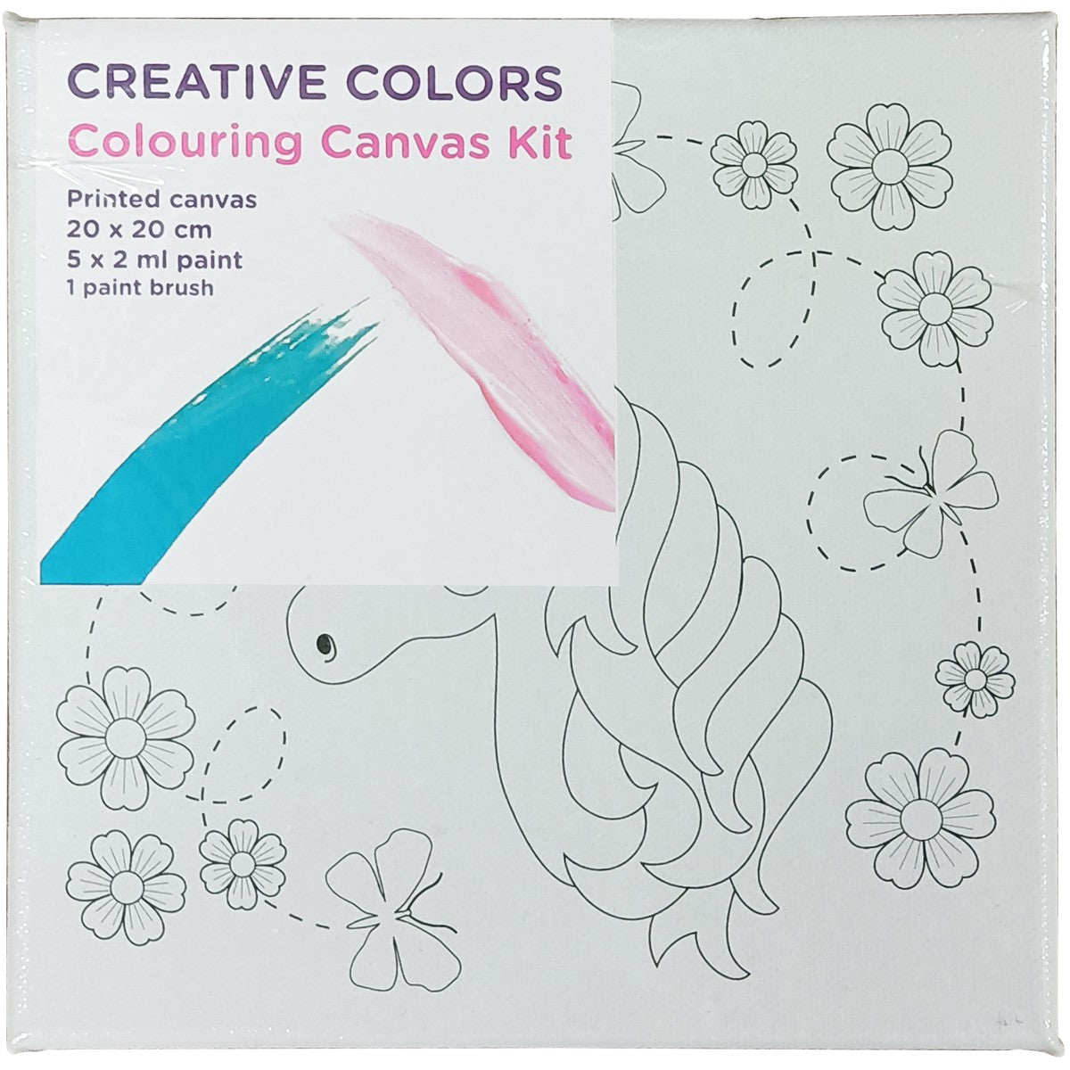 Panduro Junior DIY kit - Canvas Unicorn