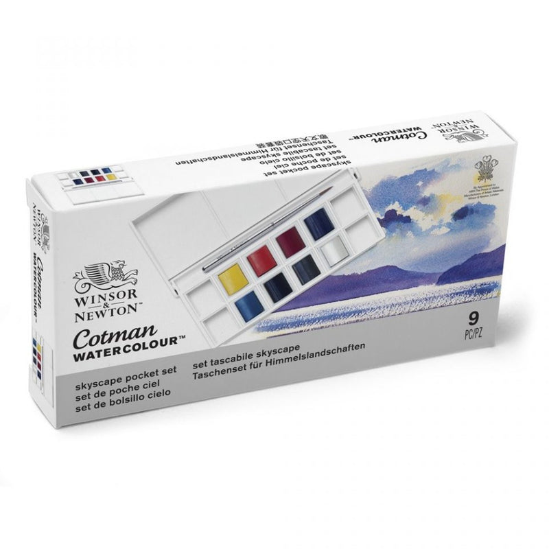 W&N Cotman Watercolour - pocketbox - skyscape