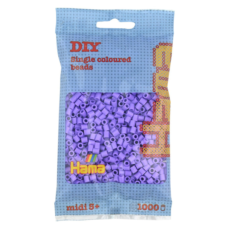 Hama Midi - strijkkralen - 1000 stuks - pastel purple 45