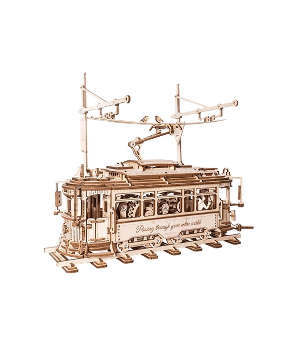 Robotime houten 3D puzzel - Classic City Tram