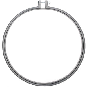Borduurring kunststof - 25,4 cm - grijs
