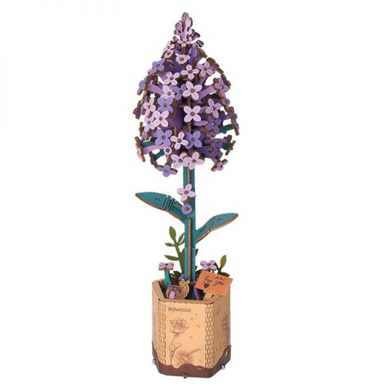 Robotime houten 3D puzzel - Lilac