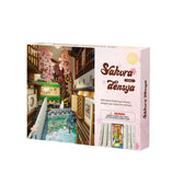 Robotime houten 3D puzzel - book nook - Sakura Densya