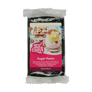 FunCakes rolfondant - 250 gram - raven black