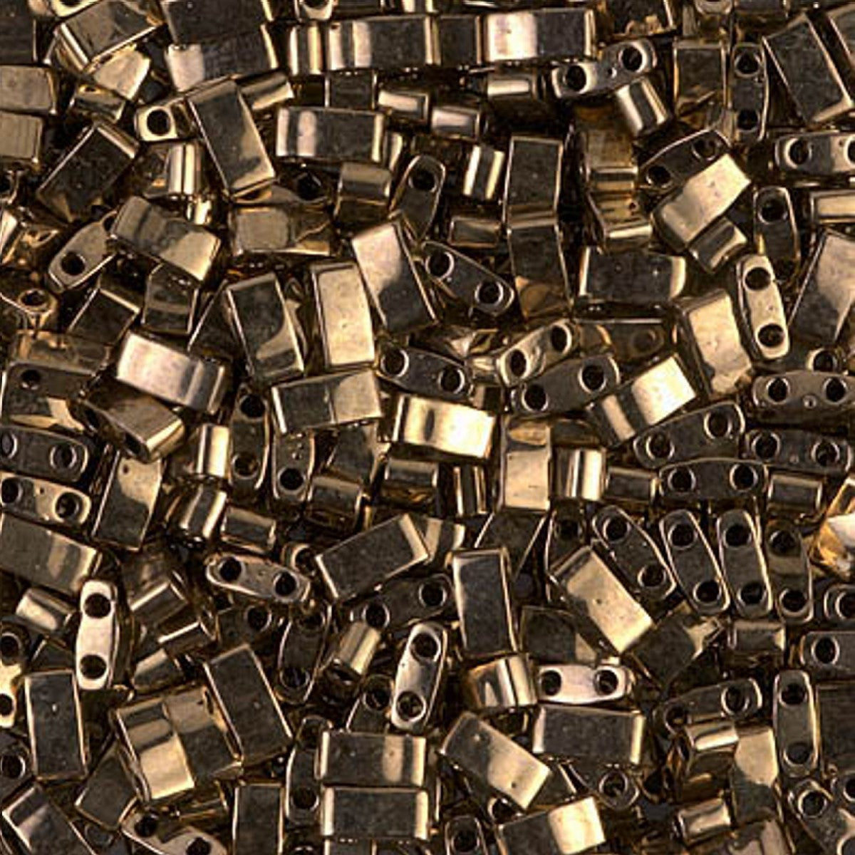 MIYUKI Half Tila kralen - HTL457 Dark bronze metal gloss