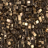 MIYUKI Half Tila kralen - HTL457 Dark bronze metal gloss