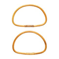 Handvat voor handtas - bamboe - 2 stuks