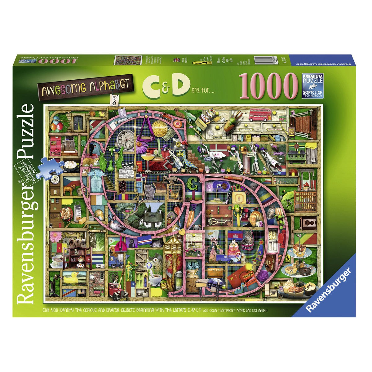 Ravensburger puzzel 1000 stukjes- Een collage