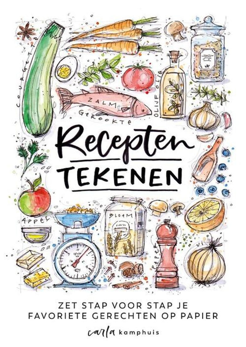 Boek - Recepten tekenen