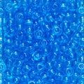 Rocailles - 6/0 - aquamarijn transparant