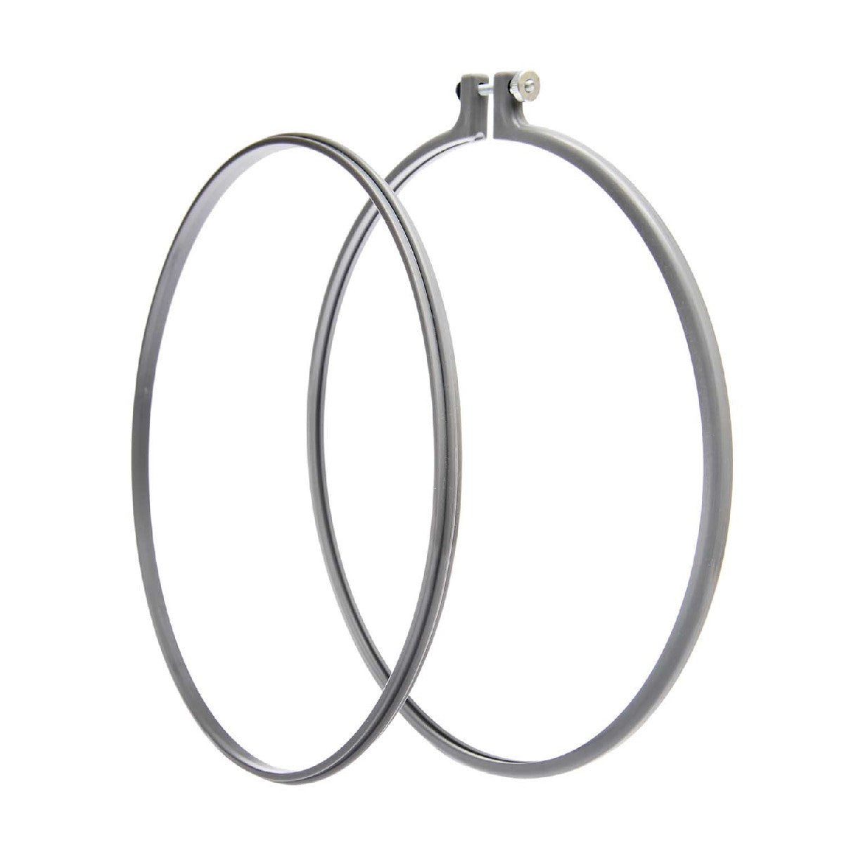 Borduurring kunststof - 25,4 cm - grijs