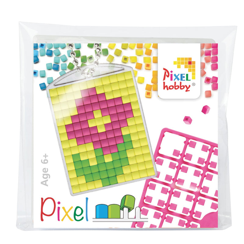 Pixelhobby medaillon startset - bloem