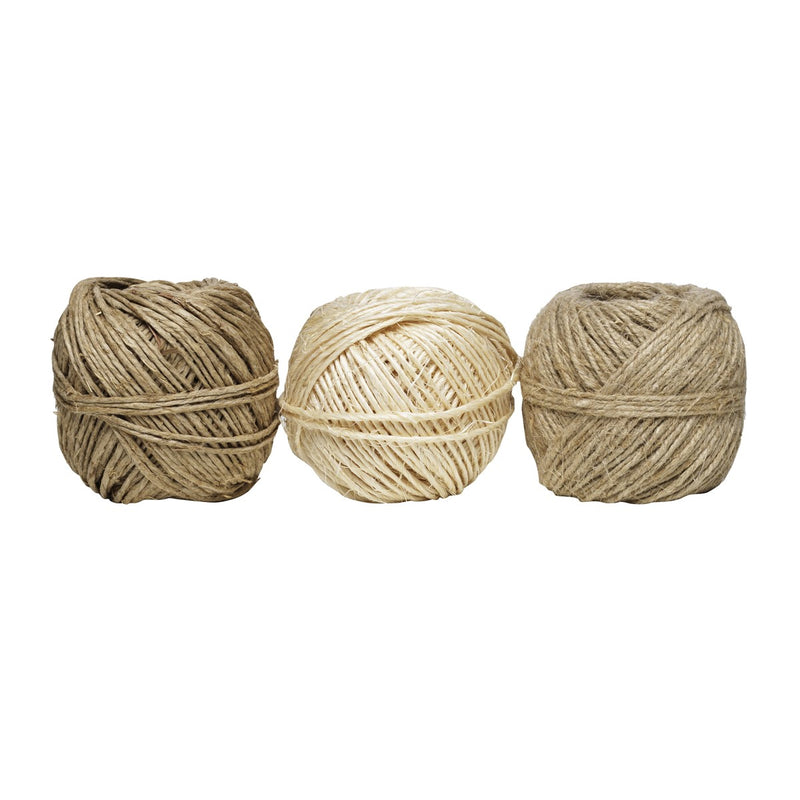 Natuurlijk touw - hennep, sisal en vlas