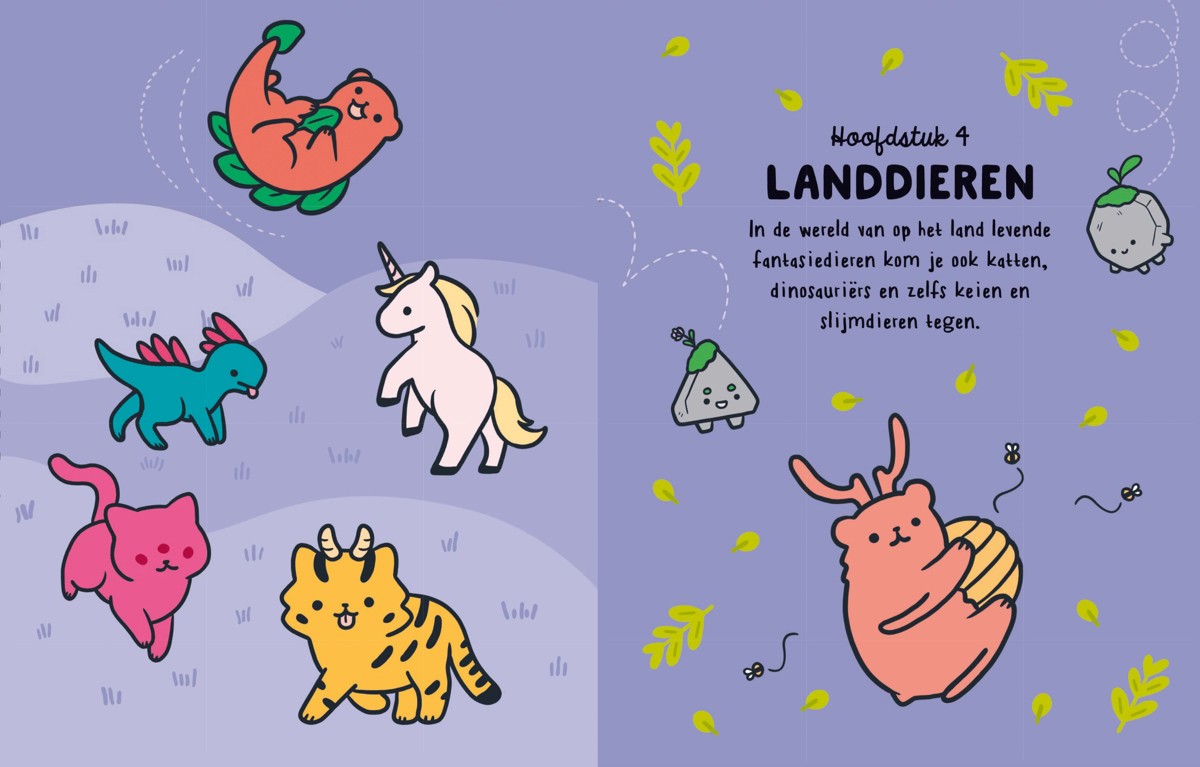 Boek - Kawaii - Schattige fantasiedieren tekenen