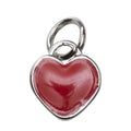 Charm Series hanger - hart zilverkleurig