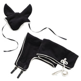 Hobby Horse - deluxe deken met kap - zwart