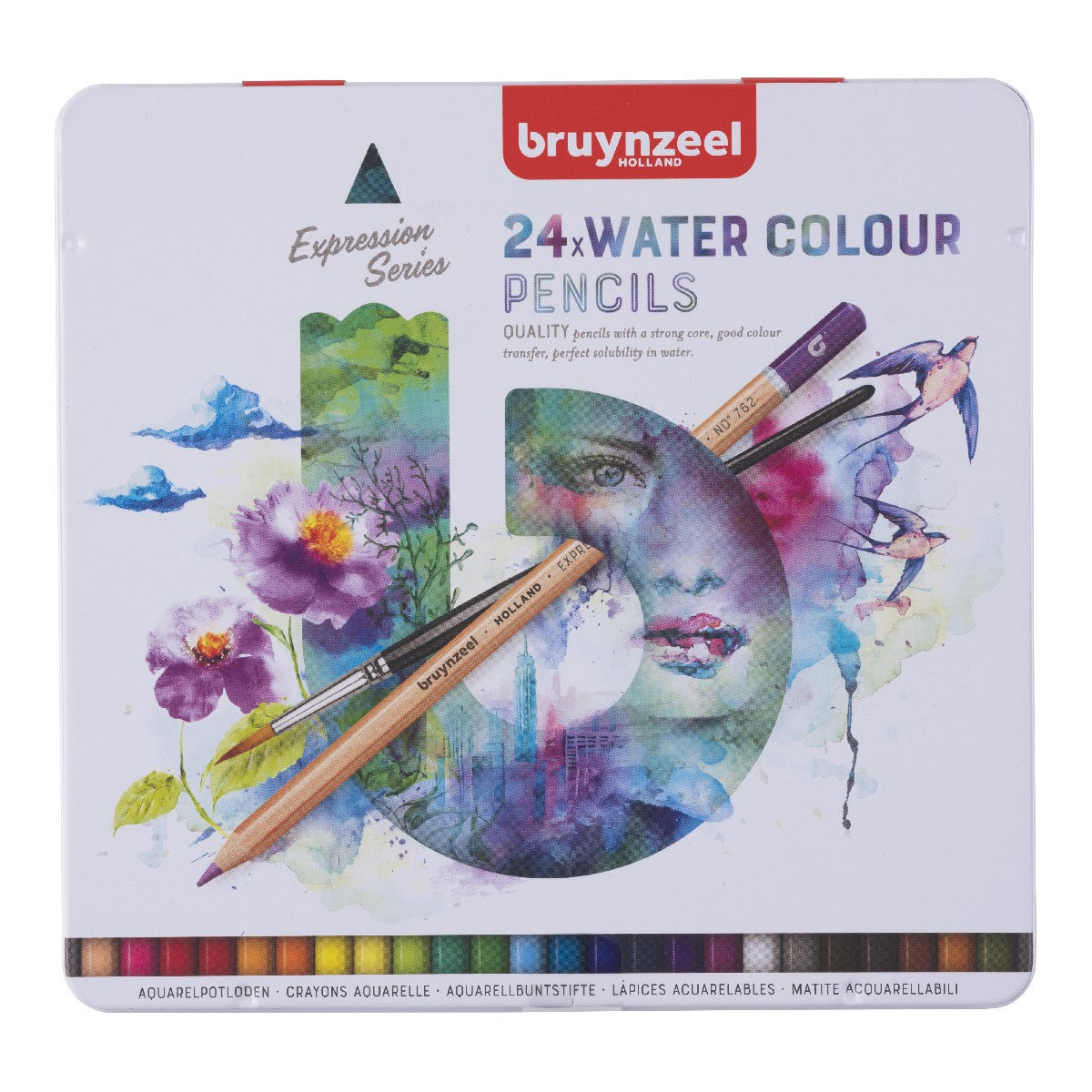 Bruynzeel Creatives - aquarelpotloden - 24 stuks