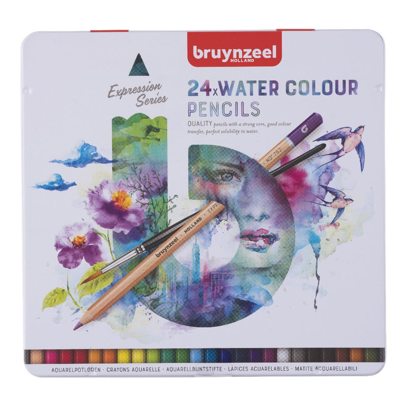 Bruynzeel Creatives - aquarelpotloden - 24 stuks