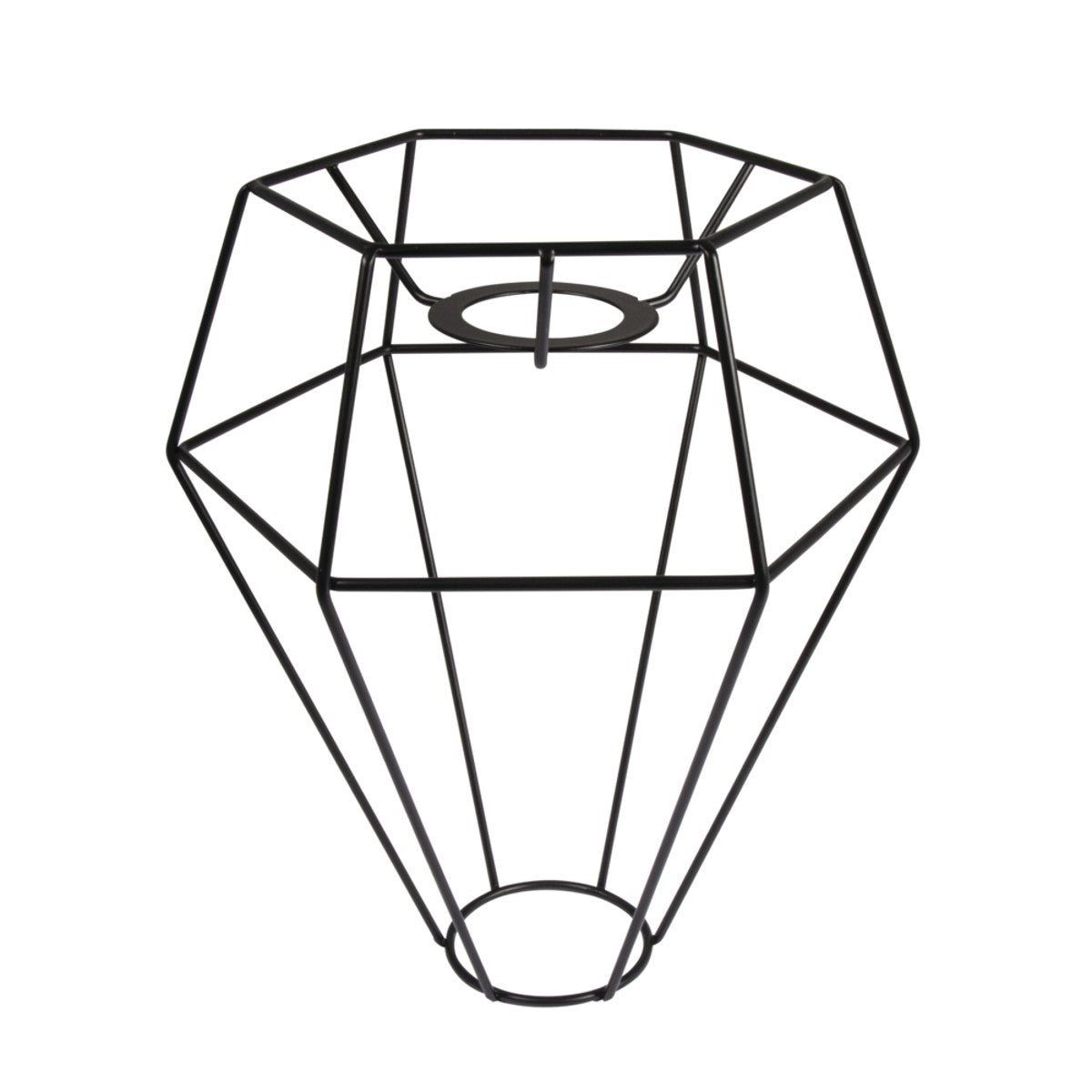 Metalen lampenkap frame - diamant - 20 cm