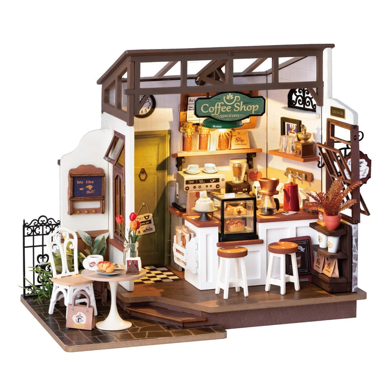 Robotime miniatuur DIY kit - NO.17 Café
