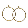 Creool oorbellen - verguld - 20 mm