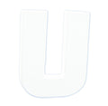 Décopatch - staande letter - 12 cm - U