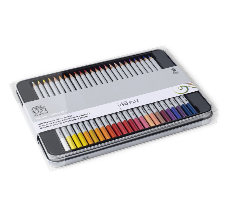 Winsor & Newton Studio - kleurpotloden - 48 stuks