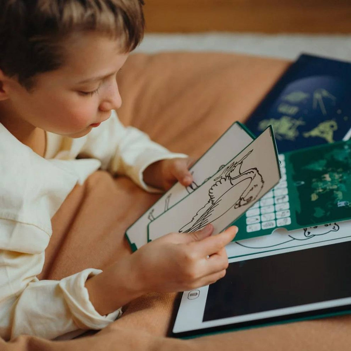 Kidydraw mini tekentablet - dieren over de hele wereld