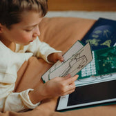Kidydraw mini tekentablet - dieren over de hele wereld