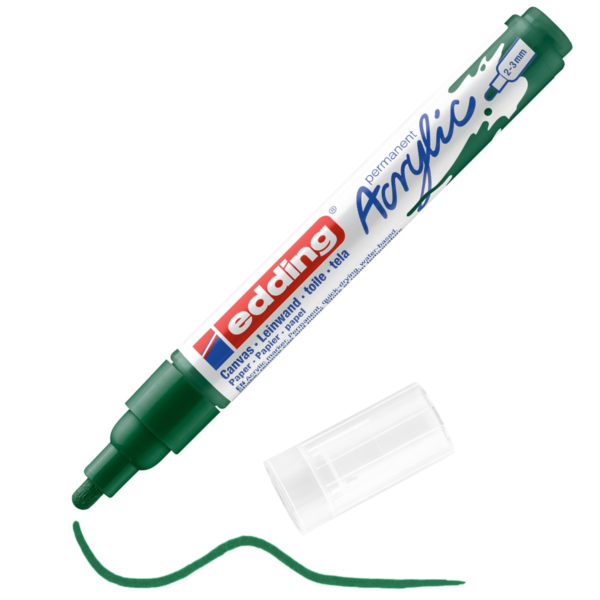 edding 5100 acrylic marker medium - 904 mosgroen