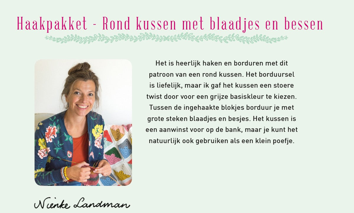 Haakpakket - rond kussen