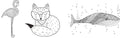 Securit window stencils - 3 x A3 - Animals