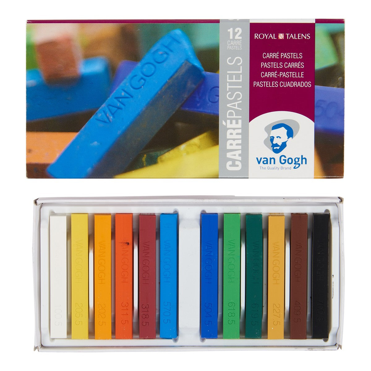 van Gogh pastelkrijt set - 12 kleuren
