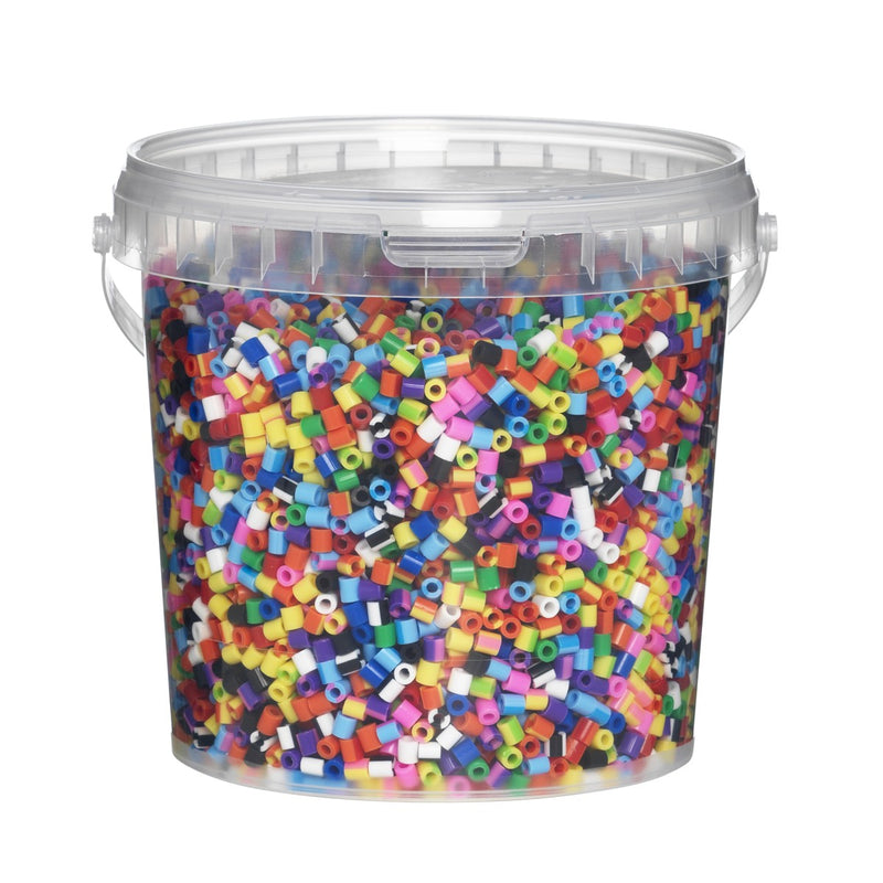 Panduro strijkkralen - 10.000 stuks - 114 mix stripes basic