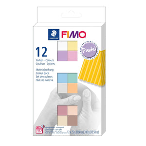 FIMO Soft set - 12 kleuren - pastel