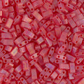 MIYUKI Half Tila kralen - HTL140FR Red orange transparent iris matte