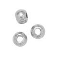 Spacers - 100 stuks - zilverkleurige balletjes
