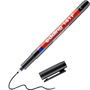 edding 141F OHP permanent marker - 0,6 mm -  zwart