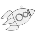 Raamsticker ruimteschip