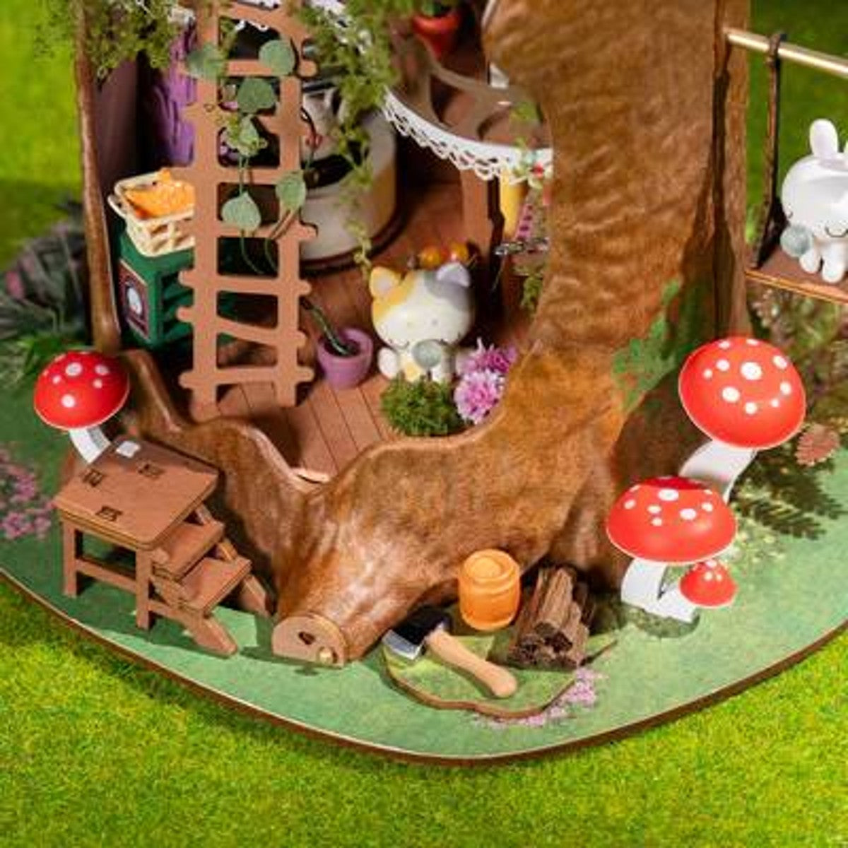 Robotime miniatuur DIY kit - Fairytale Tree House
