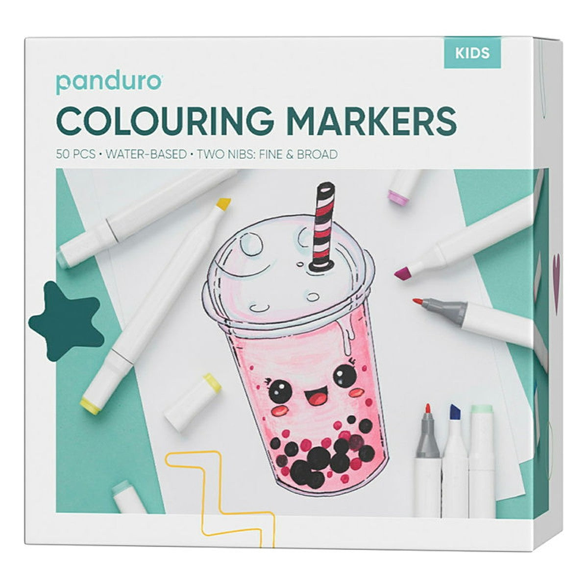 Panduro waterbased markers - 50 stuks