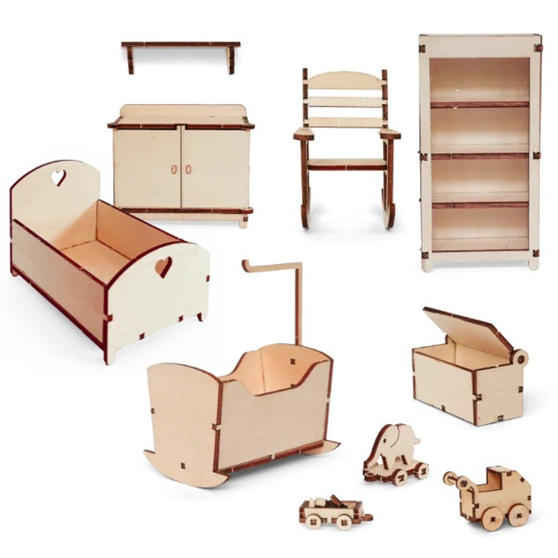 Het Muizenhuis - meubelkit - babykamer