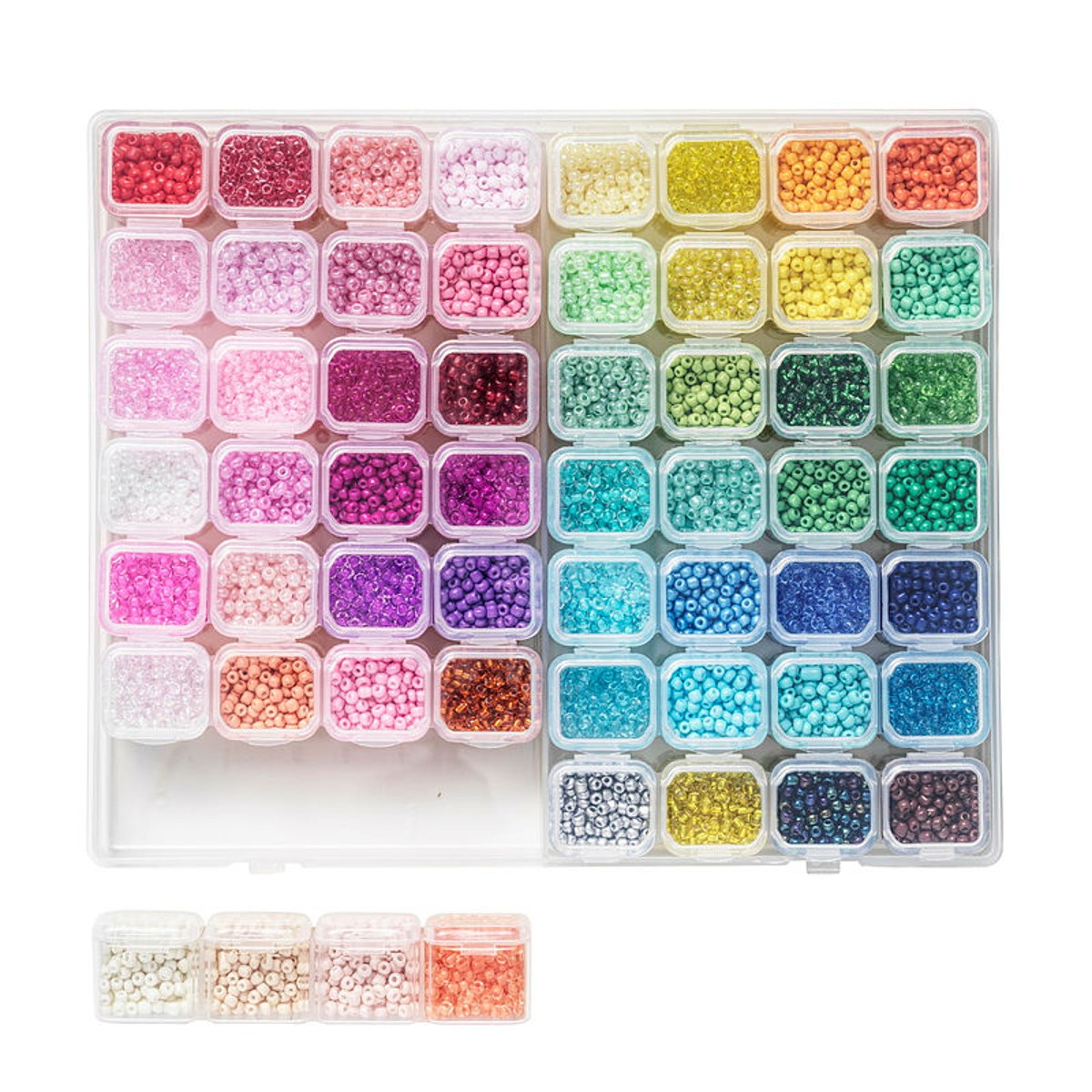 Rocailles megaset - 8/0 - 56 kleuren