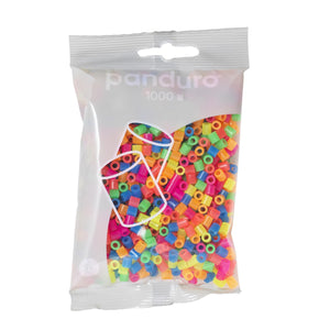 Panduro strijkkralen - 1000 stuks - 65 mix neon
