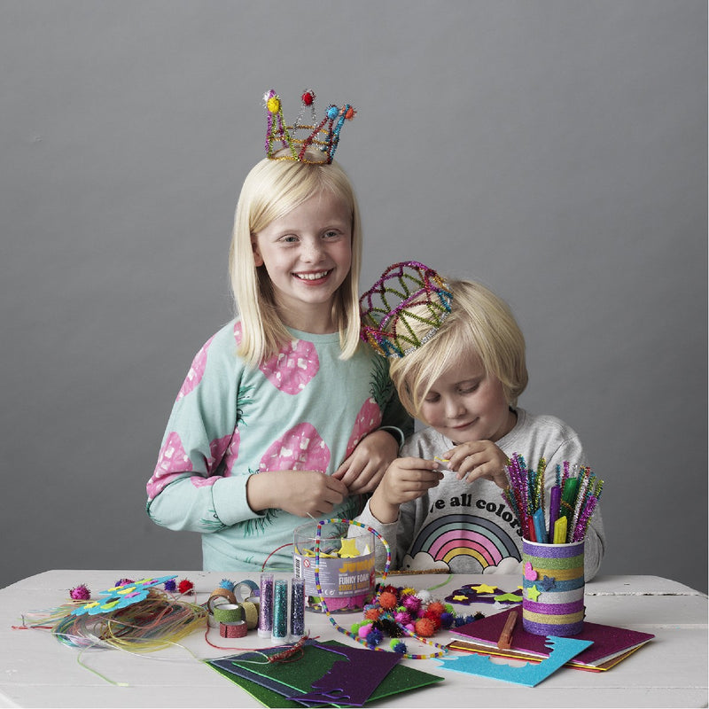 Mega glitter knutselset in bewaarbox