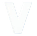 Décopatch - staande letter - 12 cm - V