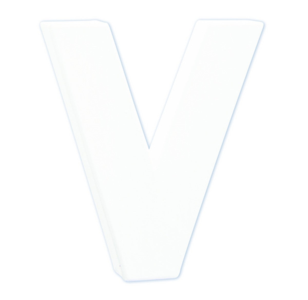 Décopatch - staande letter - 12 cm - V