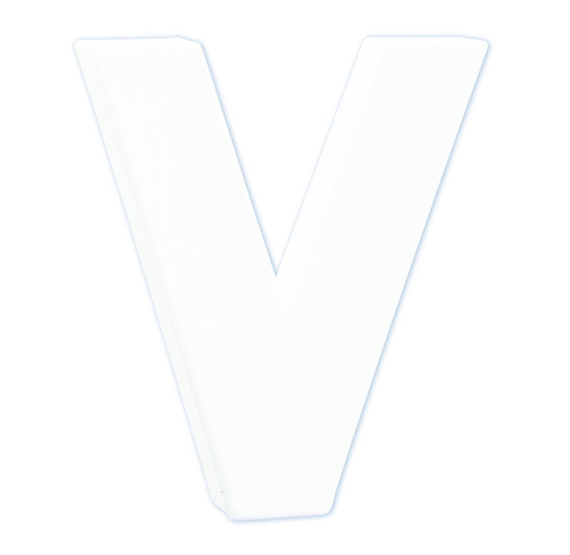 Décopatch - staande letter - 12 cm - V