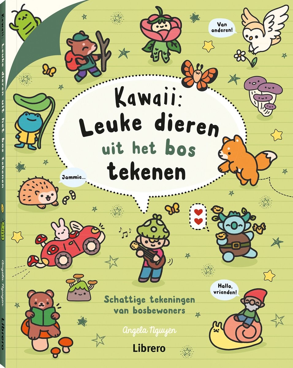 Boek - Kawaii - Leuke dieren uit het bos tekenen